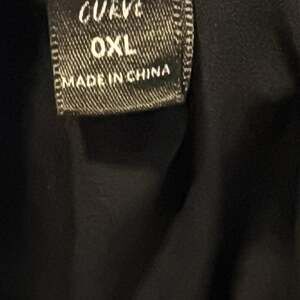 SHEIN Curve Black Distressed Wide Leg Jeans